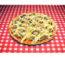 Пицца с фрикадельками 24 см.